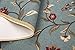Machine Washable Floral Leaves Design Non-Slip Rubberback 8x10 Traditional Area Rug for Living Room, Bedroom, Kitchen, 7'10