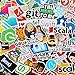 108PCS Pack Open Source Programming Language Series Stickers Decals Laptop Cars Guitar Bumper Classic Vinyl Waterproof Graffiti (Programming)
