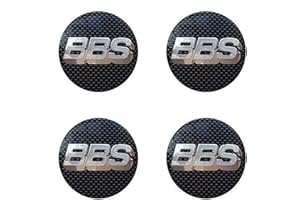 THINND 4pcs Car Hub Centre Caps for BBS 56mm,Wheel Hub Caps Centre Cover Emblem Badge Sticker Waterproof DustProof Styling Accessories,B