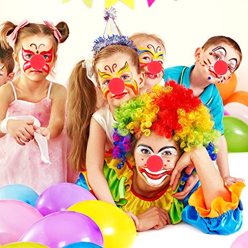 Skeleteen Red Carnival Clown Noses Red Sponge Nose For Circus Costume