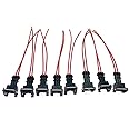8 Pack Fuel Injector Connector Pigtail Wiring Plugs Clips Cut Splice for Bosch EV1 Any RC Replace EV1 OBD1