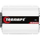 Taramps DS 800x4 2 Ohms 800 Watts RMS, 4-Channel 200x4 Watts RMS, Class D, Full Range, Crossover High/Low Pass Fixed, Bridgedable, Car Audio Amplifier