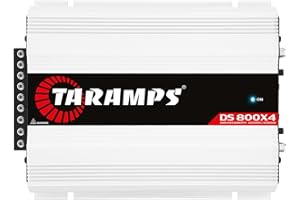 Taramp's DS 800x4 2 Ohms 800 watts RMS Multichannel Amplifier Car Audio 4 Channels Bridgedable Class D Aluminium High Power F