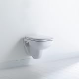 Duravit D-Code Compact Soft Close Toilet Seat Urea Thermoset White Stainless view 6