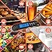 Digital Instant Read Meat Thermometer, Best Waterproof Ultra Fast Thermometer with Backlight, Great for Grilling & Cooking, Digital Food Thermometer for Kitchen