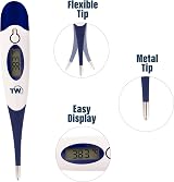 Thermometer World Digital Pet Thermometer with Veterinary Hobday Chart view 4