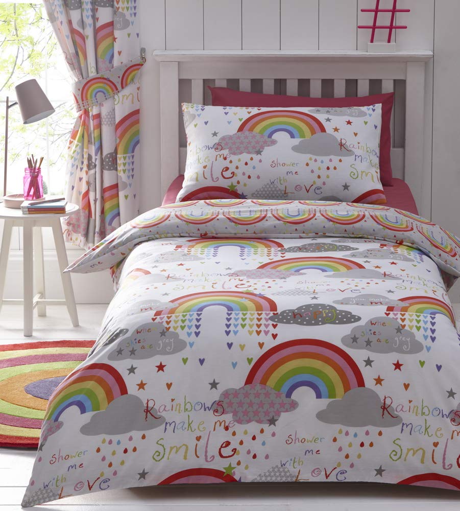 Clouds and Rainbows Bedding Bed Set
