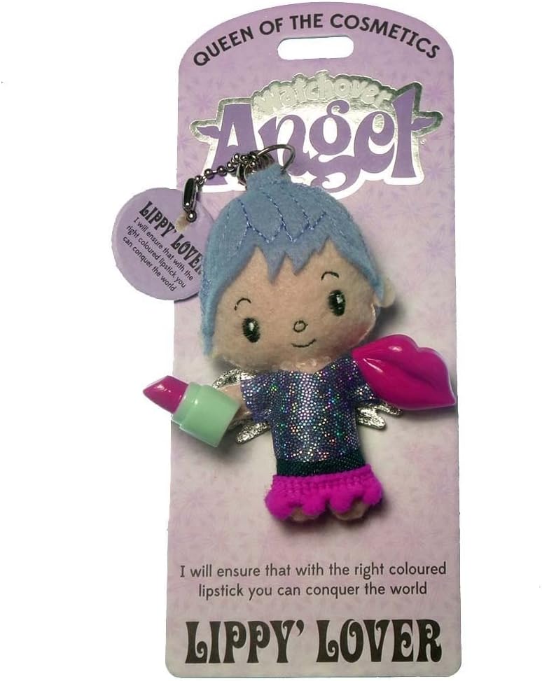WATCHOVER ANGEL KEYRING BAG CHARM LIPPY LOVER