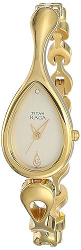 Raga Analog Gold Dial Women's Watch -NM2400YM02 / NL2400YM02