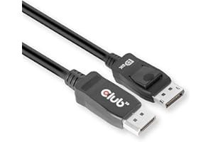 Club 3D CAC-2068 DisplayPort to DisplayPort 1.4/HBR3 Cable DP 1.4 8K 60Hz 2m/6.56ft, Black