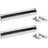 Rev-A-Shelf 19" Slim Tip Out Sink Tray for Kitchen and Bathroom Base Cabinets, Large Pull Out Stainless Steel Storage Organiz
