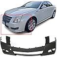 FitParts Compatible With Front Bumper Cover 2008-2014 Cadillac CTS Base Luxury Performance Premium Coupe Wagon. New, Primed With Fog Light Holes. GM1000855 25793663 2009 2010 2011 2012 2013