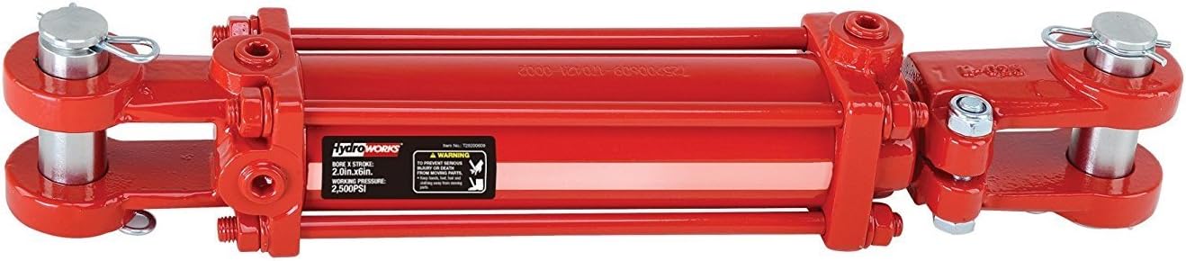 HYDROWORKS Double Acting Tie Rod Hydraulic Cylinder, 2500 PSI (3" Bore/ 12" Stroke)