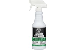 Grandpa Gus's Natural Pest Killer Spray, Ready-to-Use Indoor and Outdoor Insect Control, Kills Ants, Roaches, Spiders, Fleas, Ticks, Hornets, Wasps and More, Safe for Kids and Pets, 16 fl oz
