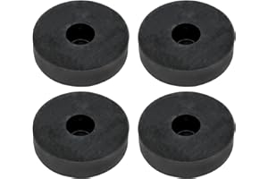 LOVEIYSP Lovelysp Rubber Isolation Feet Pads Thick Rubber Washers Mechanical Vibration Damping Pads Bushings Vibration Damping Pads for Home and Car Accessories（40x10x12mm）-4PCS