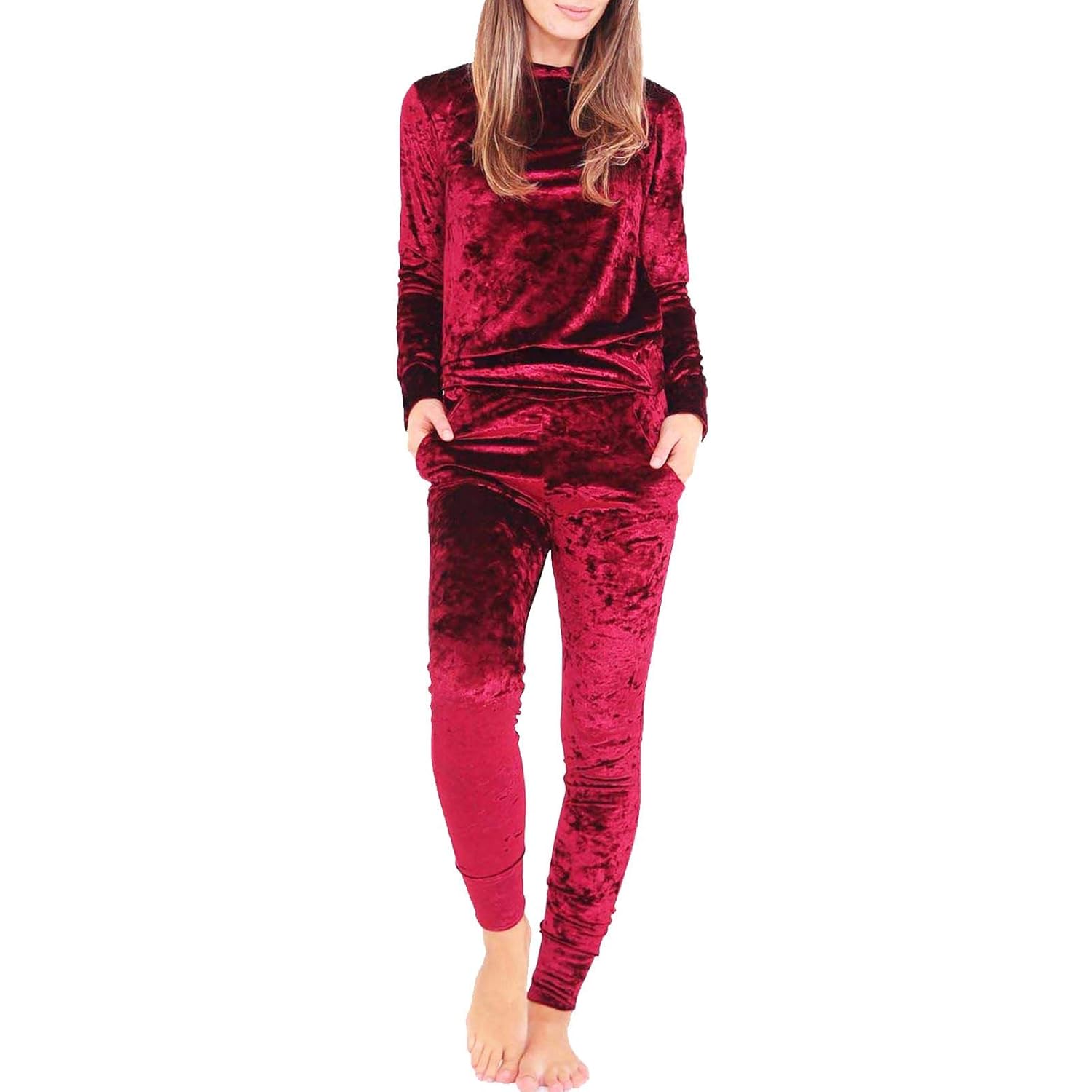 plus size crushed velvet tracksuit