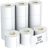 3600 Labels Replacement Compatible for Dymo 30256 2-5/16" X 4" Shipping Labels (Not for Dymo 550, 5XL), LabelChoice 12 Rolls Direct Thermal Labels Used with Labelwriter 450,450 Turbo, 4XL