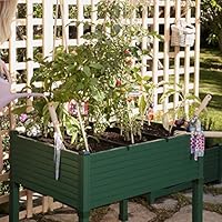 Huerto urbano GREENLAND 90x60x75 cm. Para terraza/jardín. Color ...