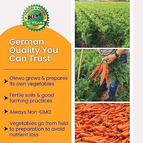 Olewo Original Carrots for Dogs Fiber for Dogs Keep Poop Firm