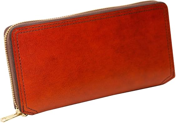 Amazon シーカー 財布 Skw 本革 ラウンド長財布 メンズ オレンジ 財布