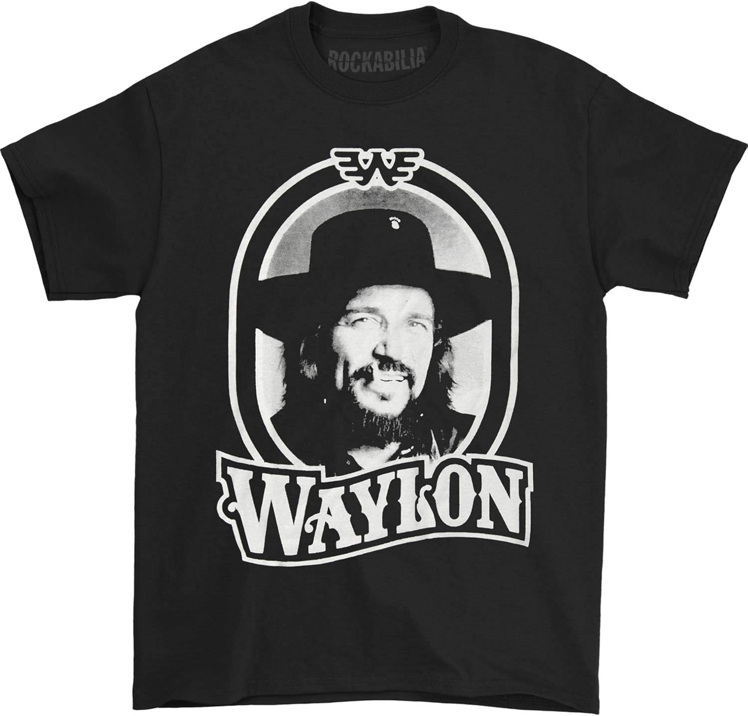Waylon Jennings Men's Tour 79 Black TShirt Black Amazon.ca Clothing