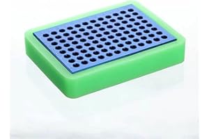 SCIENFOCUS LAB 96 Well Aluminum Cooling Block - PCR Cooler for 0.2 mL PCR Tubes, Stripes and 96-Wells Plates