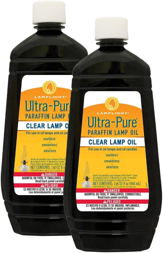 Oil Lamps & Accessories - Lamplight Farms Ultra Pure Clean Burn Lamp Oil Clear 32 oz.