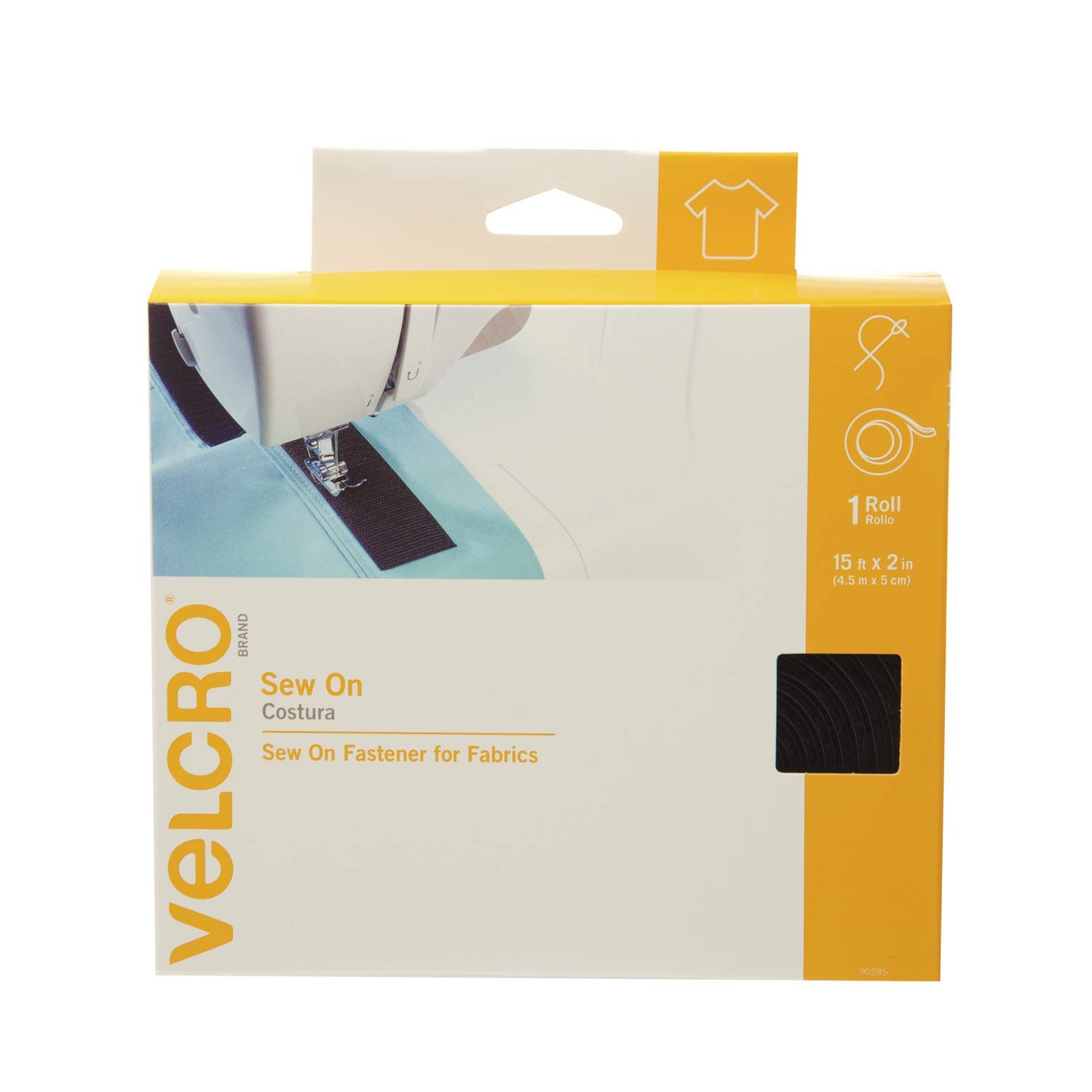 Velcro(r) Brand Fasteners Velcro(R) Brand Sew-On Tape 2 x 15inches, Black