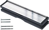 Keypak 12 inch Door Letterbox Anti-Snap Flap 40-80mm Adjustable Sleeve