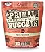 Primal Freeze Dried Raw Cat Food Nuggets Pork, Complete & Balanced Meal or Topper, Premium, Healthy, Grain Free, High Protein Raw Cat Food with Probiotics (14 oz)