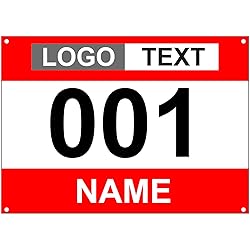 Muka 100 PCS Customized Running Bibs Race