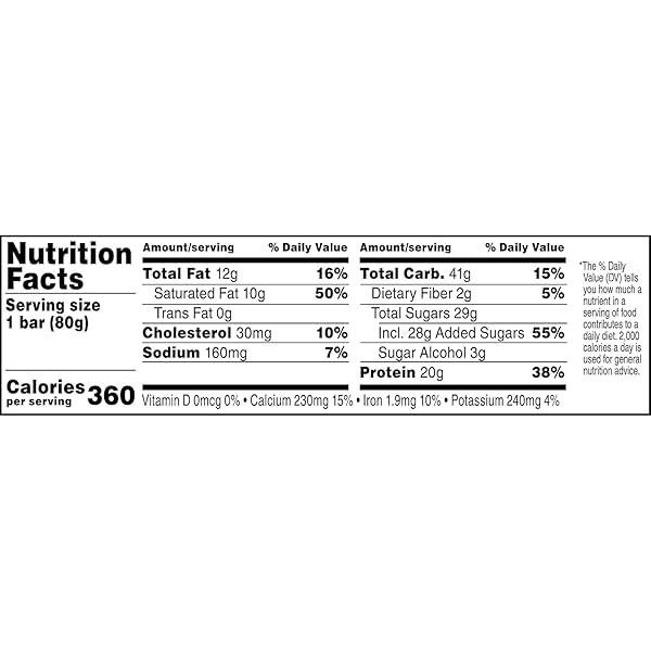 GATORADE WHEY PROTEIN RECOVER BAR, CHOCOLATE CHIP, 2.8 OUNCE BARS (12 COUNT)