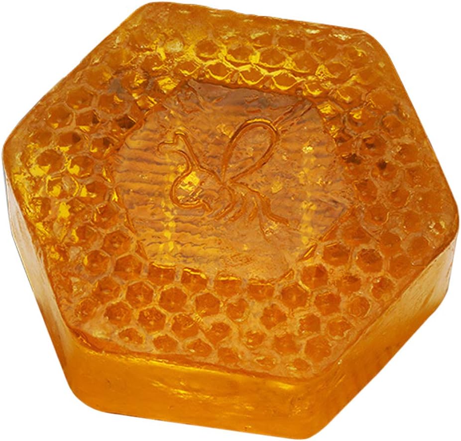 KunmniZ 1 Pc Handmade Honey Soap Deep Cleansing Face Whitening Moisturizing Oil-Control