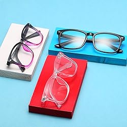 aisswzber Unisex Stylish Square Non-Prescription