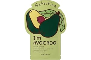 TONYMOLY I'm Real Avocado Nutrition Mask Sheet, Pack of 1