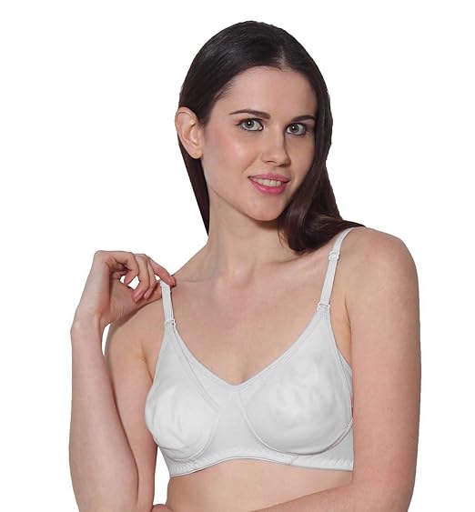 Meternity Bra | White Maternity Bra | Maternity Bra for Feeding Baby | Feeding Bra in White |Maternity Bra for Women