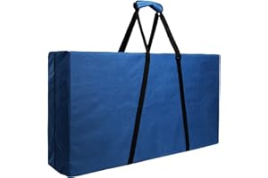 MARITTON Cornhole Carrying Case for Cornhole Boards with Protective Padded Foam and Adjustable Shoulder Strap. (BLUE, 4' x 2'