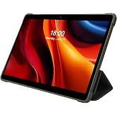 PRITOM 10 inch Tablet with Case, 64GB, HD IPS Screen, WiFi, Android, Black | 1TB Expandable Tablets Android 13, Bluetooth, Quad-Core, 64 BIt, Stable OS