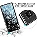 Galaxy Note 8 Case, Caka Galaxy Note 8 Glitter Case Starry Night Series Luxury Fashion Bling Flowing Liquid Floating Sparkle Glitter Girly TPU Bumper Case for Samsung Galaxy Note 8 (Blue)