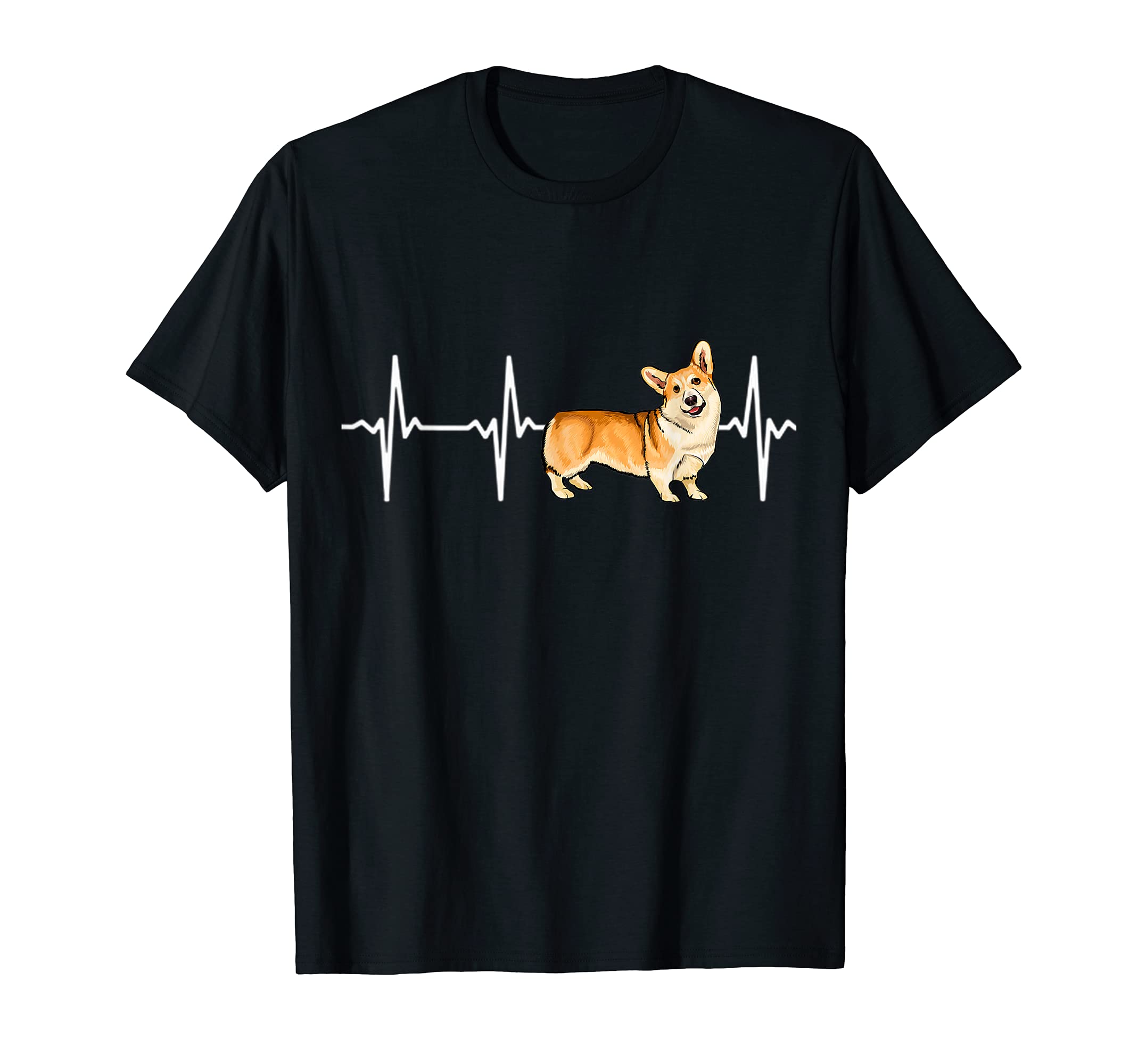 Pembroke Welsh Corgi Heartbeat Love My Dog T-Shirt
