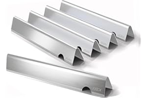 Welbocom 66032 Flavorizer Bars for Weber Genesis II E310 E315 E330 & LX E340 Grills;Weber Genesis ii flavorizer Bars;Weber Genesis 2 Grill Parts;Weber Grill Burner Cover;17.1" Heat Plates (5 pcs)