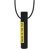 ARK Bite Tube Hollow Chew Necklace, XT, Firm, Black | Chew for Sensory Kids and Adults, Oral Fidget for Autism, ADHD, SPD, Anxiety, Medical-Grade