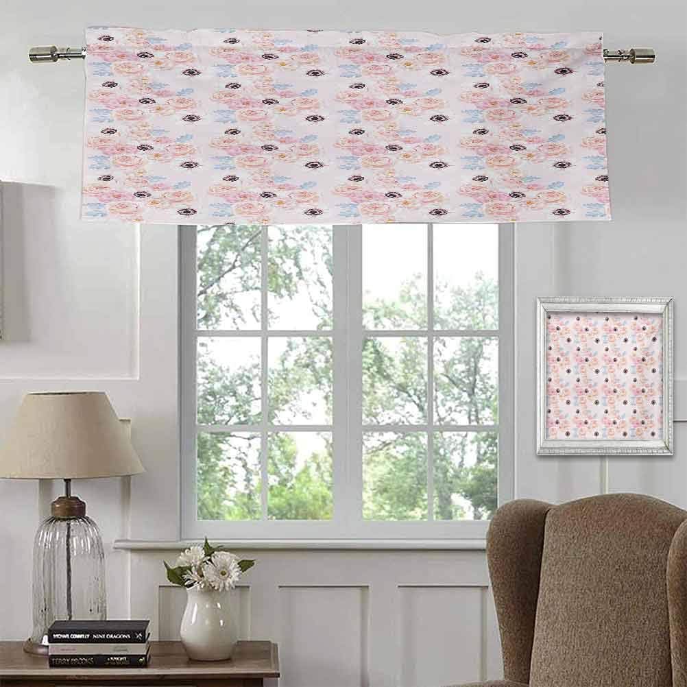 Curtains Valance Pale Pink Energy Efficient Home Decor Tier