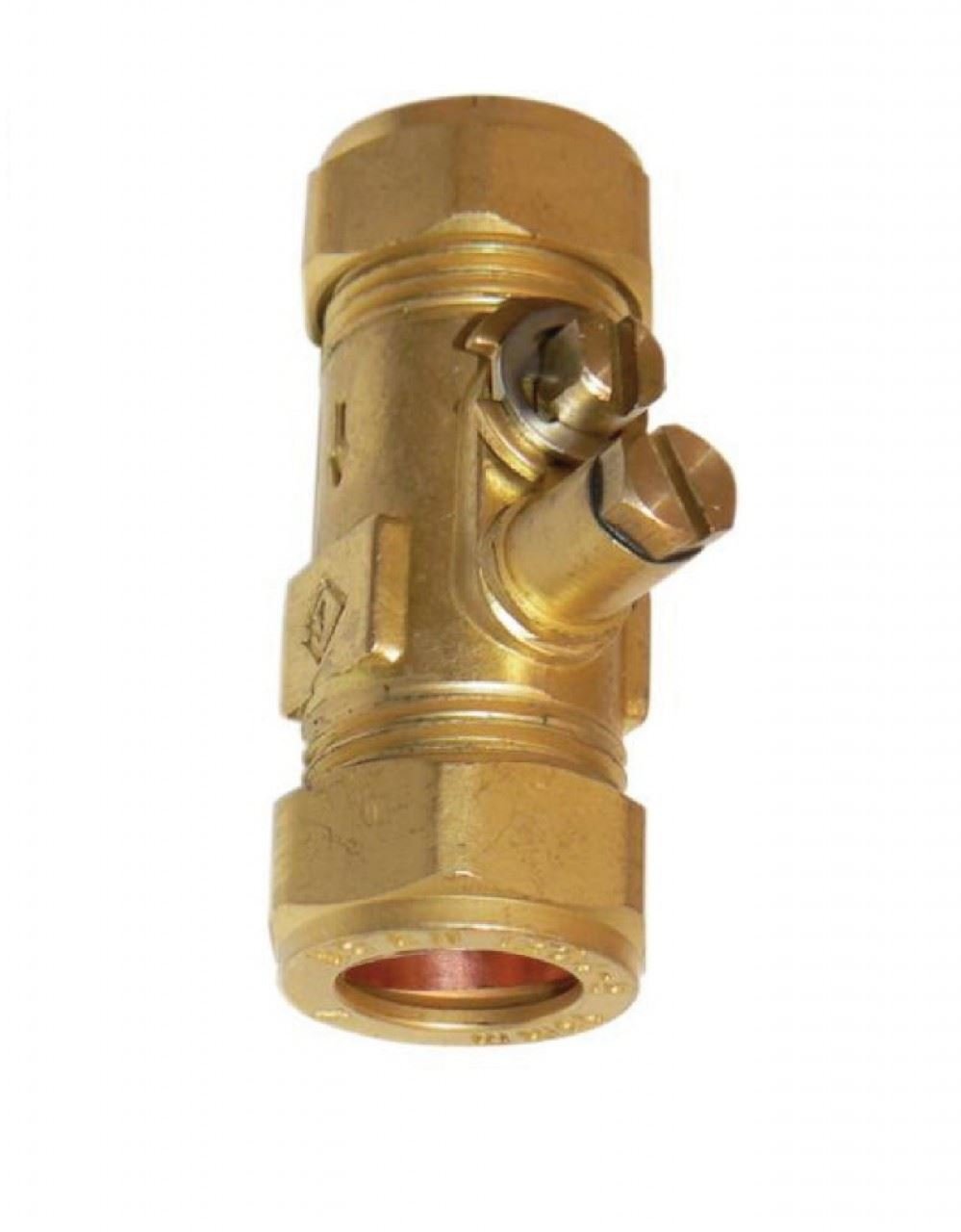 MGT Test Fittings - 15mm Compression Ball Valve