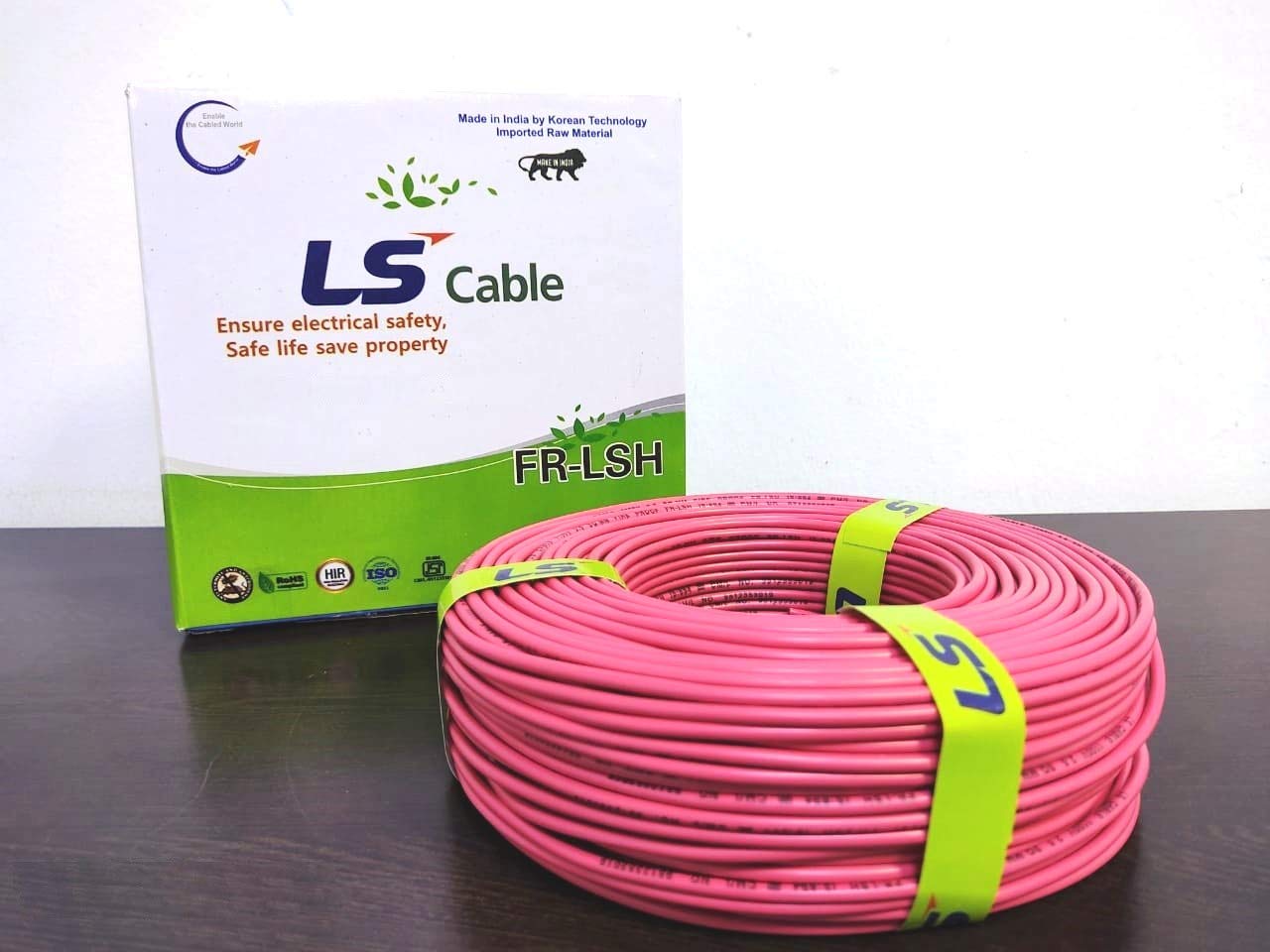 LS Cable House Wire FRLSH PVC Insulated 4 Sqmm 90m Cable in Multiple Colors Made in India
