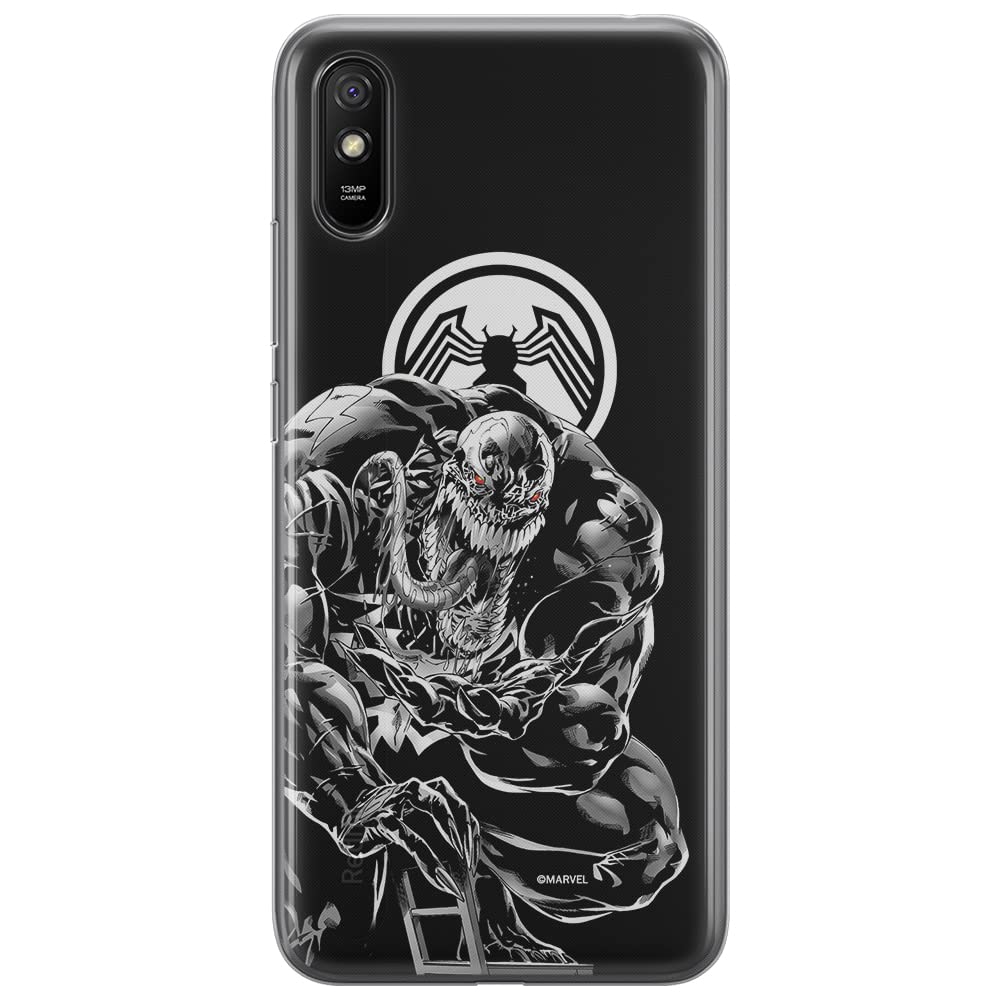 ERT GROUP mobile phone case for Xiaomi REDMI 9A original and officially Licensed Marvel pattern Venom 003 optimally adapted to the shape of the mobile phone, case made of TPU Multicolor