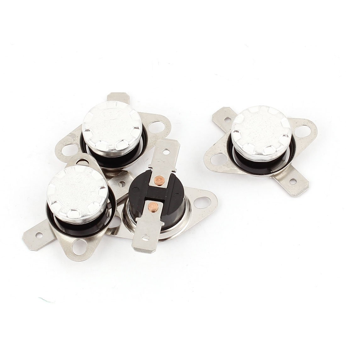 Sourcingmap 4PCS KSD301 75C NC Thermostat Temperature Thermal Controlling Switch