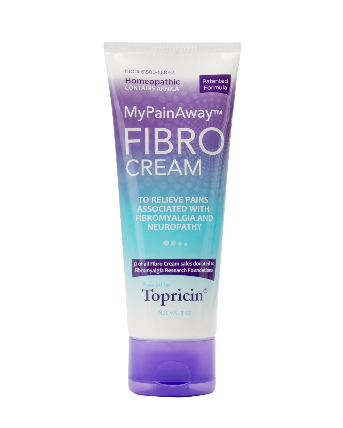 Topricin Fibro Pain Relieving Cream (3 oz) Rapid Relief for