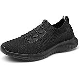 konhill Women's Comfortable Walking Shoes - Tennis Athletic Casual Slip on Sneakers