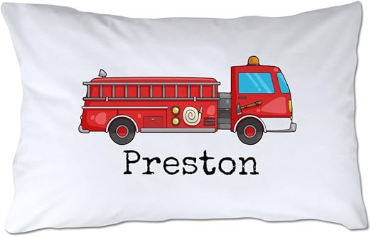 Amazon Com Pattern Pop Personalized Toddler Size Fire Truck